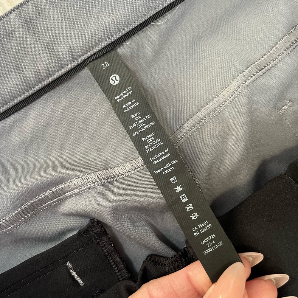 Lululemon ABC Pants 38x29 Gray 5 Pocket Stretch Casual - Picture 2 of 6